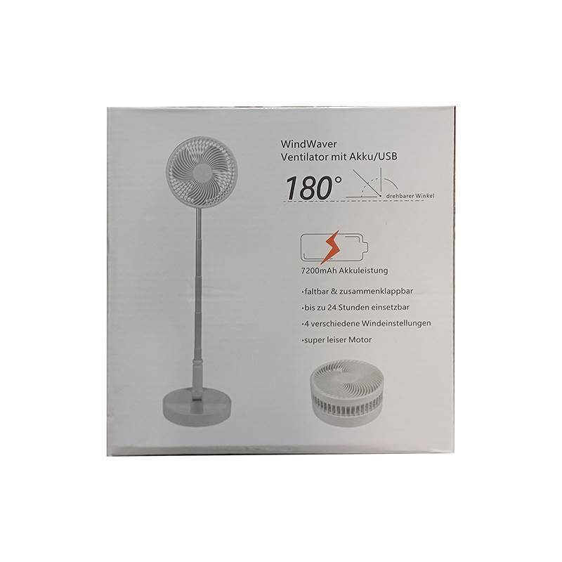 Portable Rechargeable Foldable Desk Fan