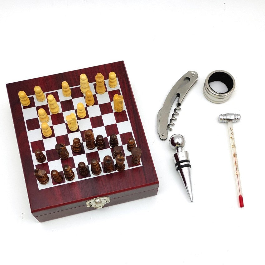 Wine Opener Set & Chess Set 2:1