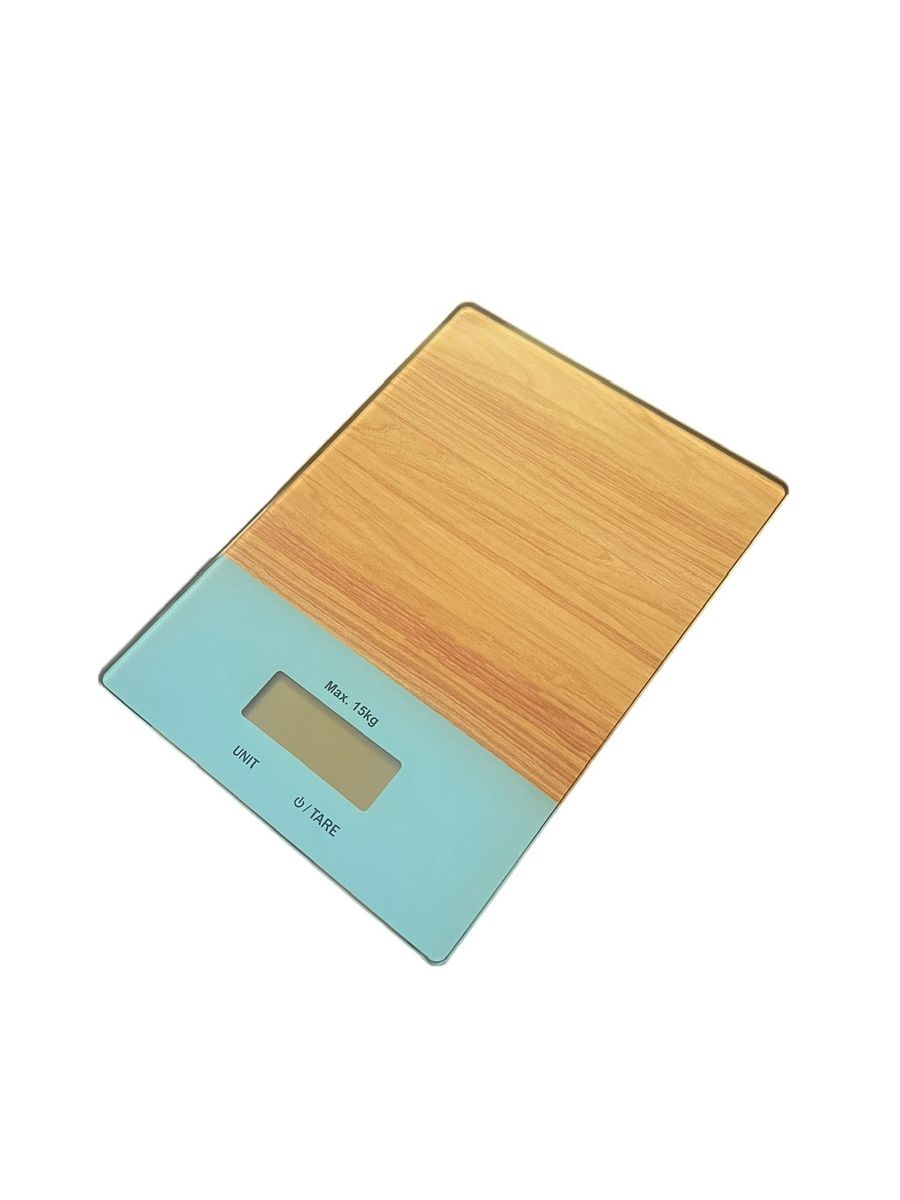 Digital Kitchen Scale with Tempered Glass with Bamboo Design