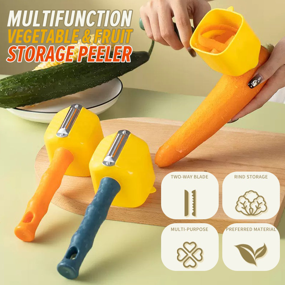 Kitchen Multifunction Fruit & Vegetable Storage Peeler