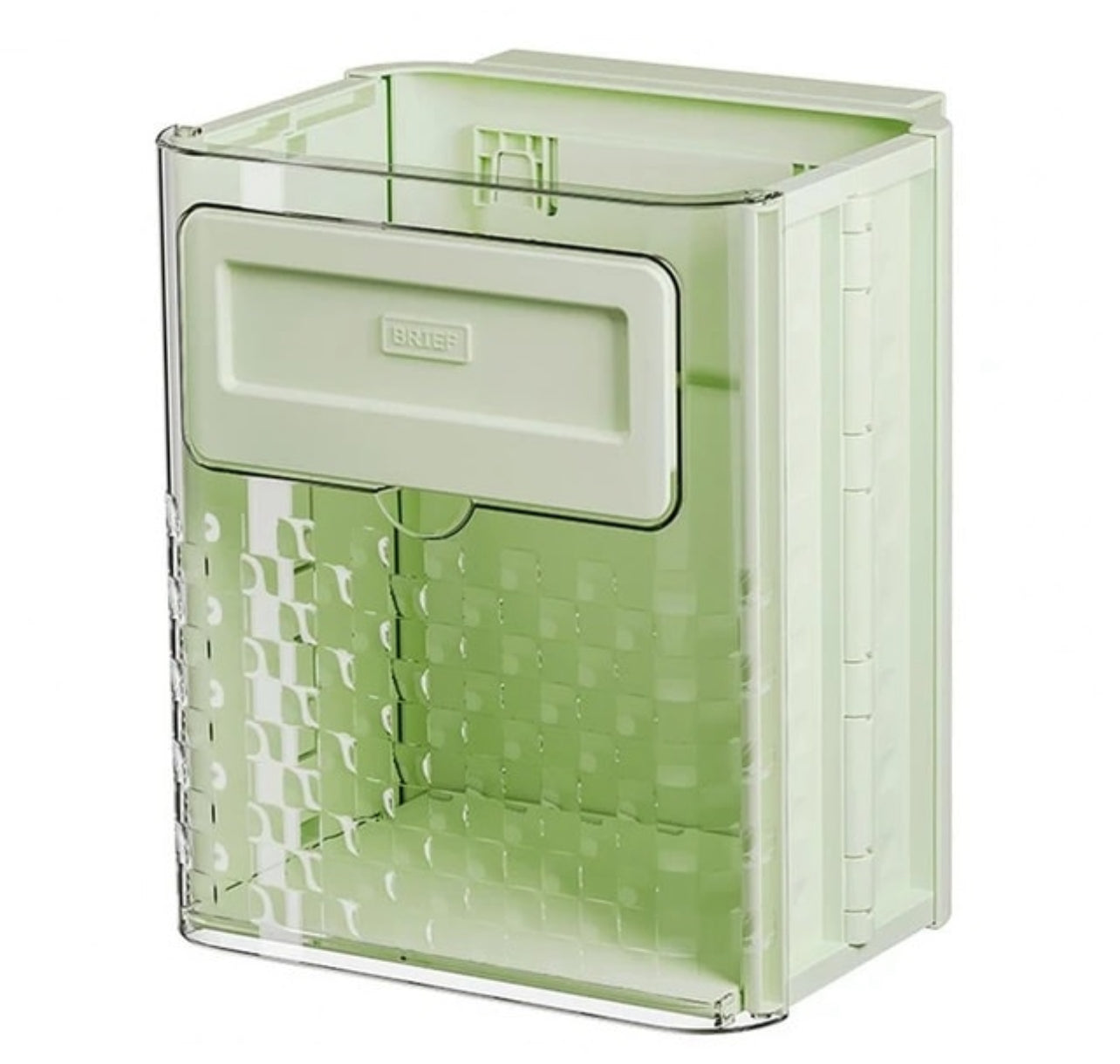 Hanging Kitchen Trash Can, Collapsible Waste Bin, Small Plastic Folding Hang Garbage Can for Cabinet Bedroom Bathroom Kitchen Office Car.