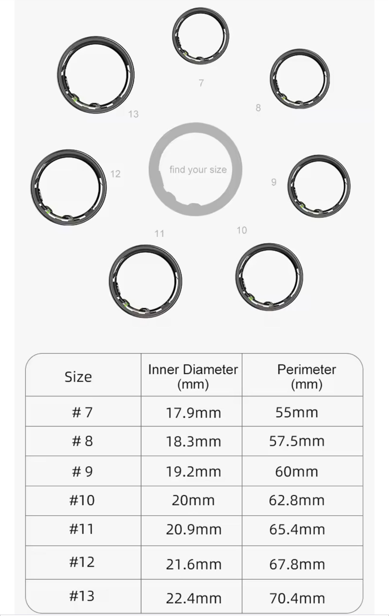 SENBONO Smart Health Ring R03 With Blood Oxygen Heart Rate Sleep Tracking Wearable Electronic Smart Ring For Men & Women-Various Options