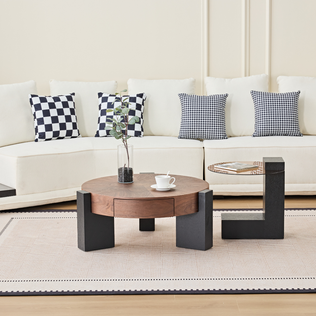 MFURN Vern Nesting Coffee Table Set 2pc