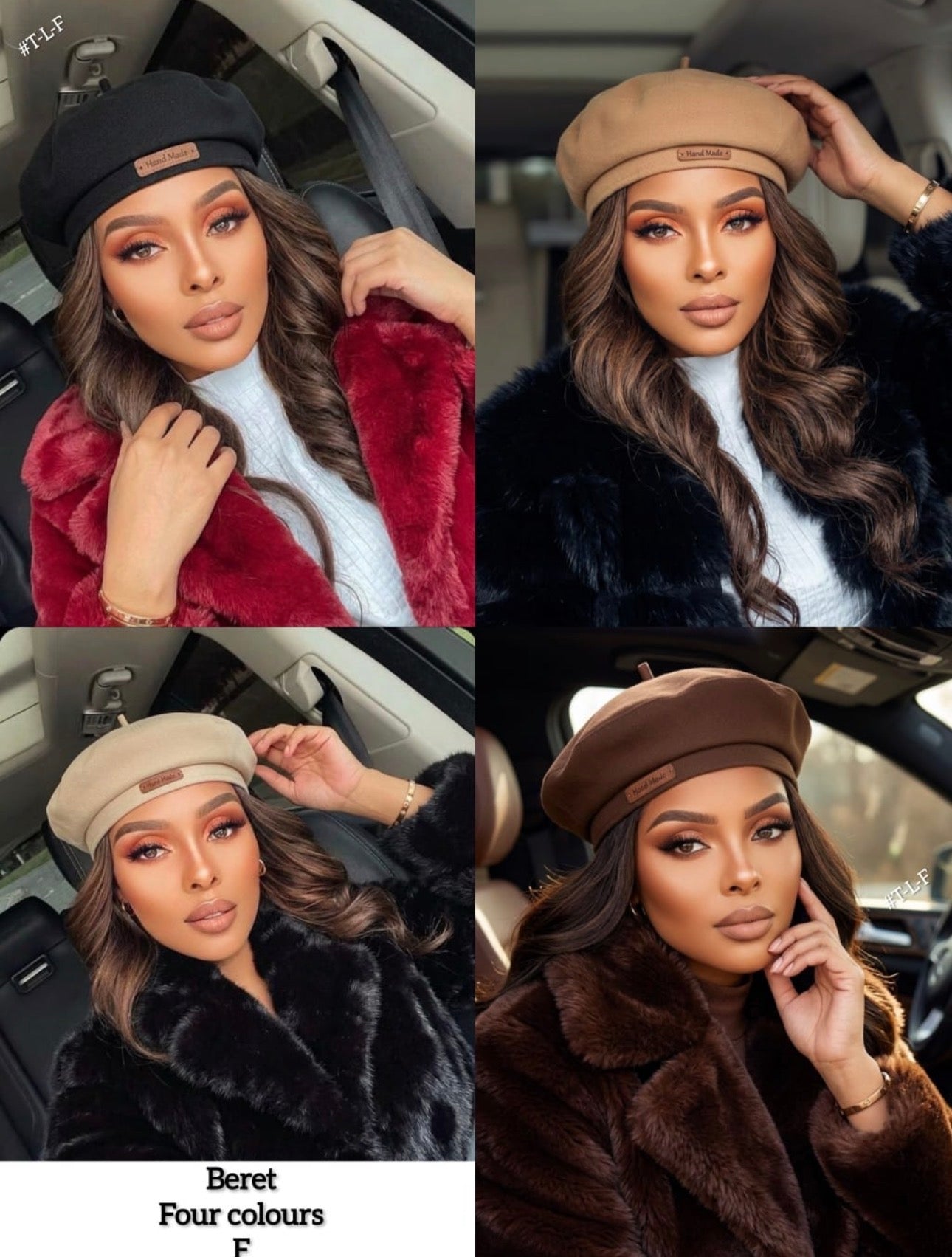 Women’s Beret Hats -Various Colours