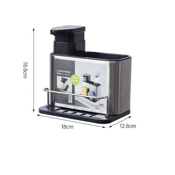 Stainless Steel Soap Dispenser & Sink Organiser