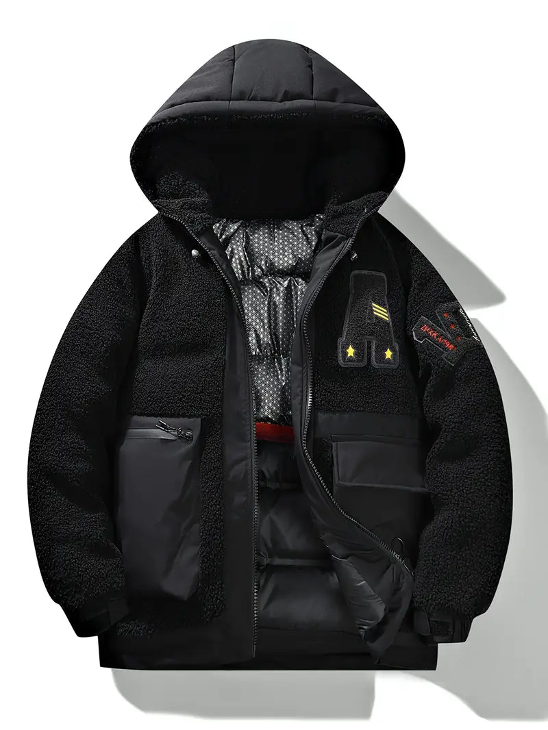 Men’s Fleece Lined Hooded Jackets-Various Colours