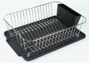 Metal Kitchen Counter Dish Drainer Rack