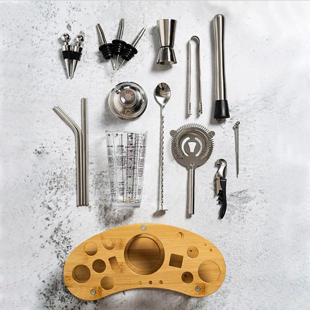 Bartender Kit 19-Pieces Cocktail Shaker Set
Be