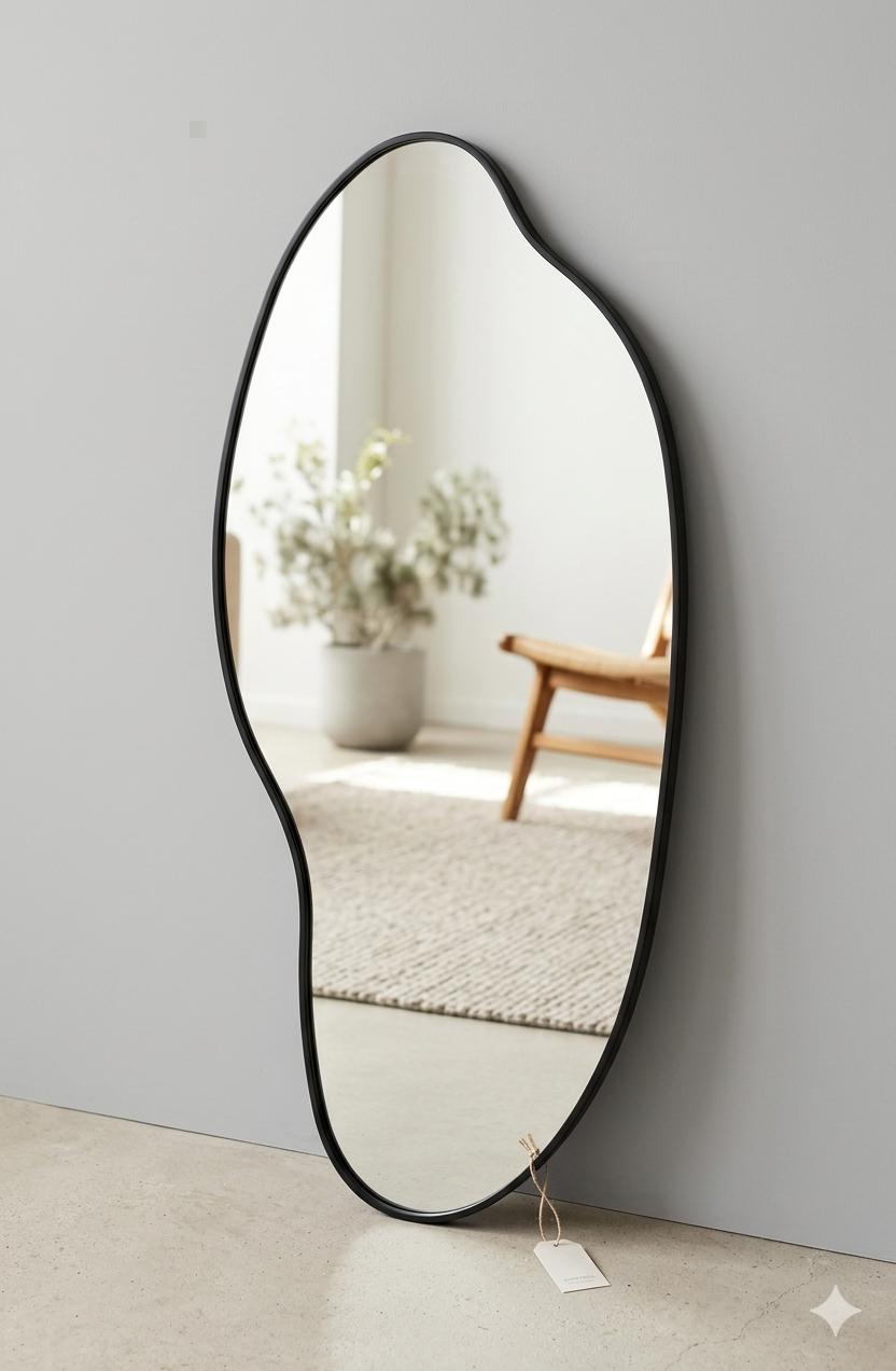 Modern Irregular Mirror 80x38cm Various Options