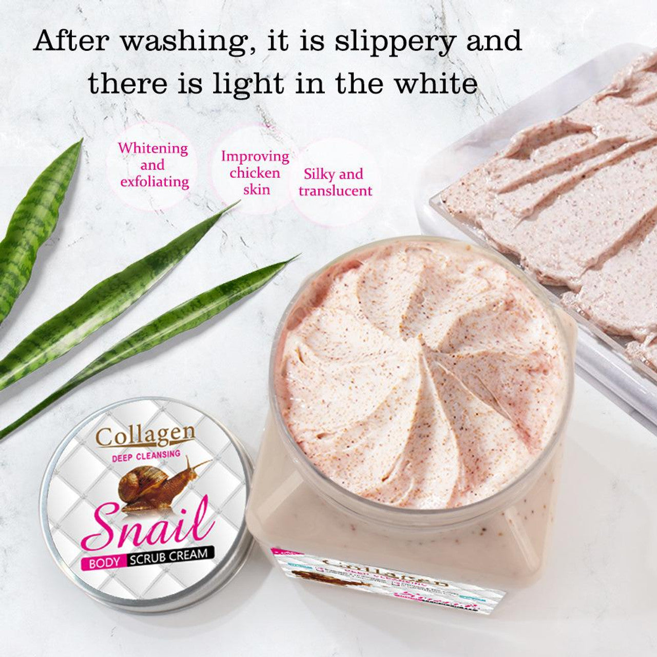 Collagen Deep Cleansing Snail Body Scrub - 500ml