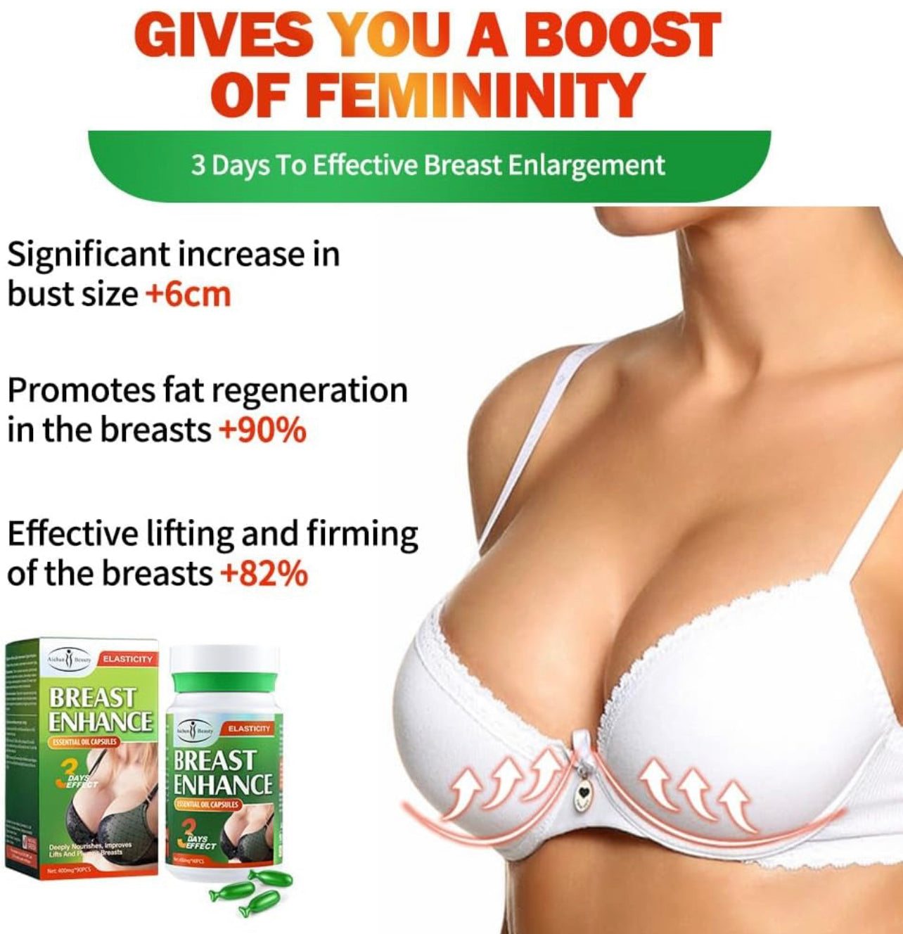Breast Enhancement Essential Oil Capsules (90s)