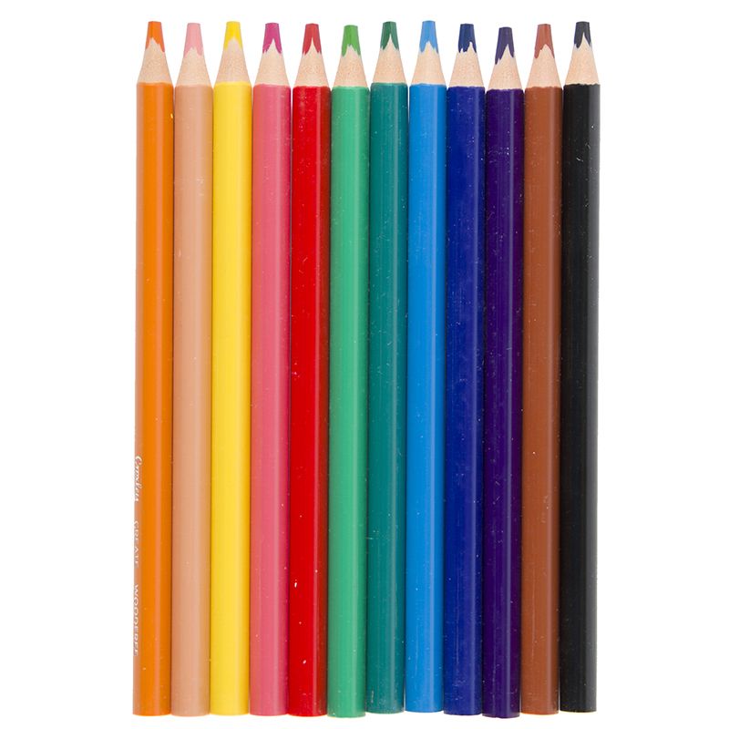 Colour Pencils - Triangular 9.5mm (12pc) - Croxley
