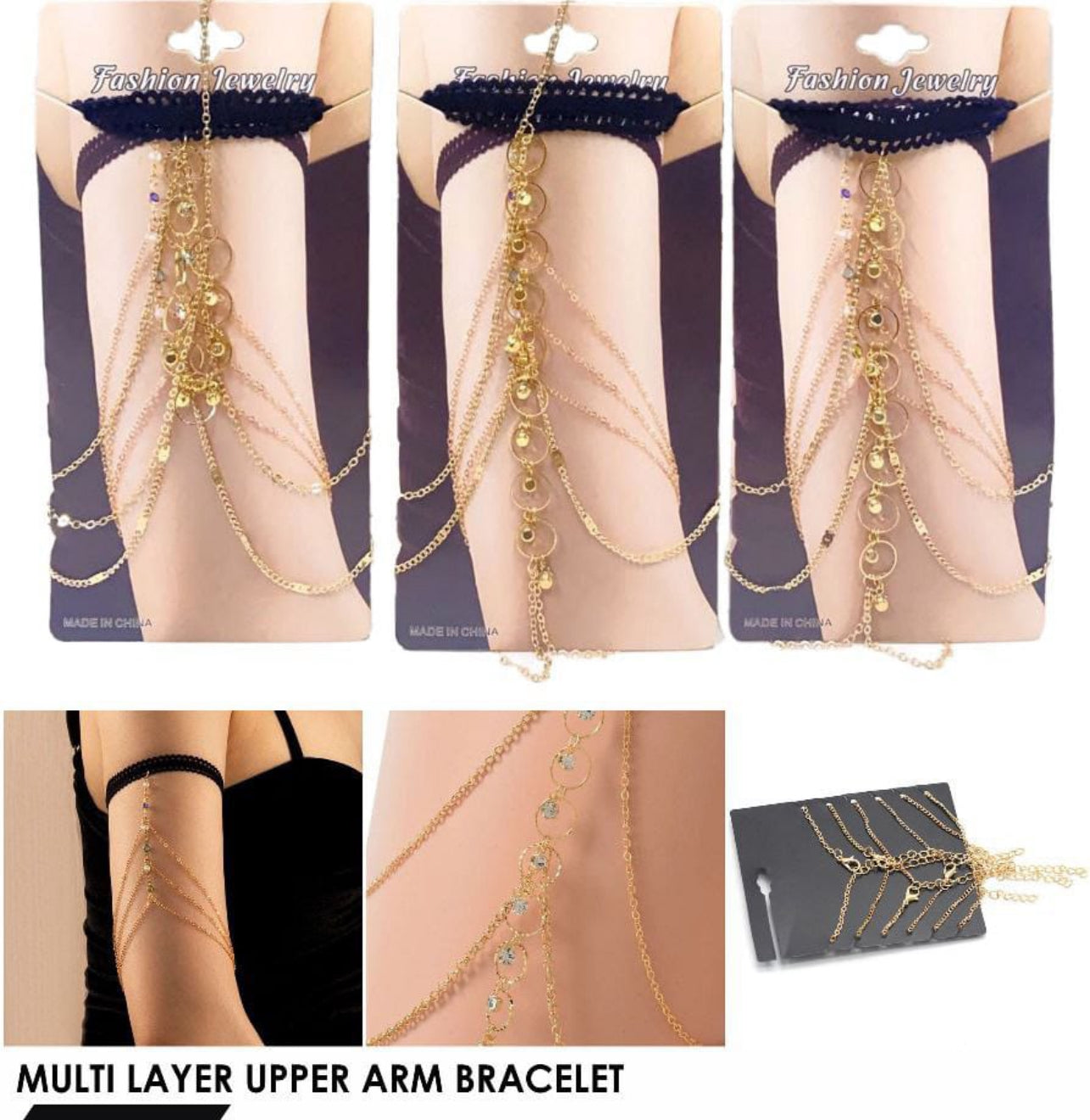 Bohemian Multilayer Upper Arm Bracelet