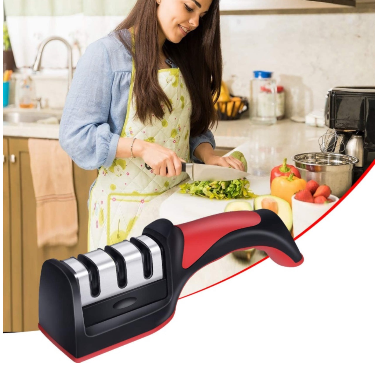3 Stage Knife Professional Sharpener Stainless steel