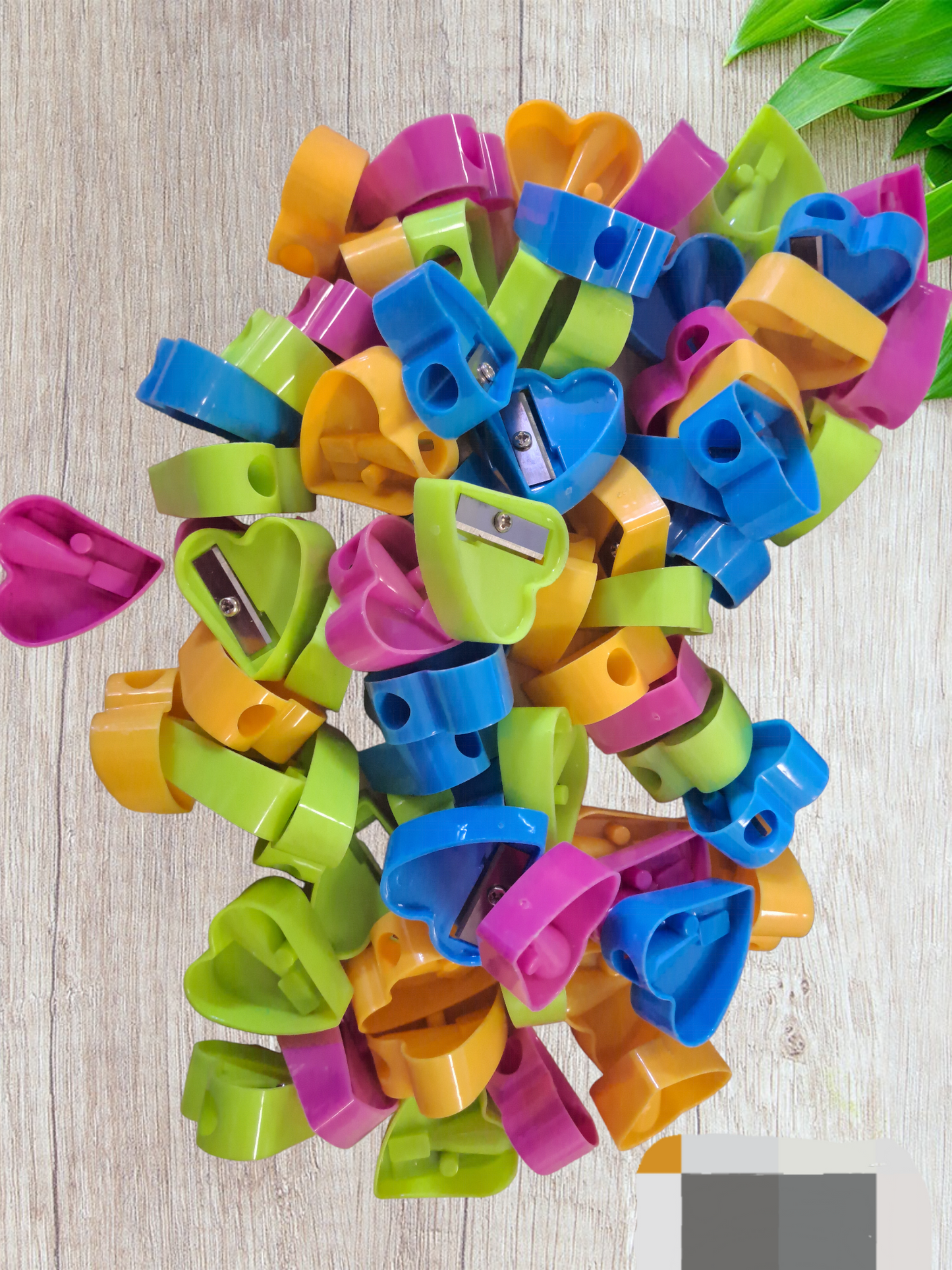 Heart Shaped Colorful Sharpeners
