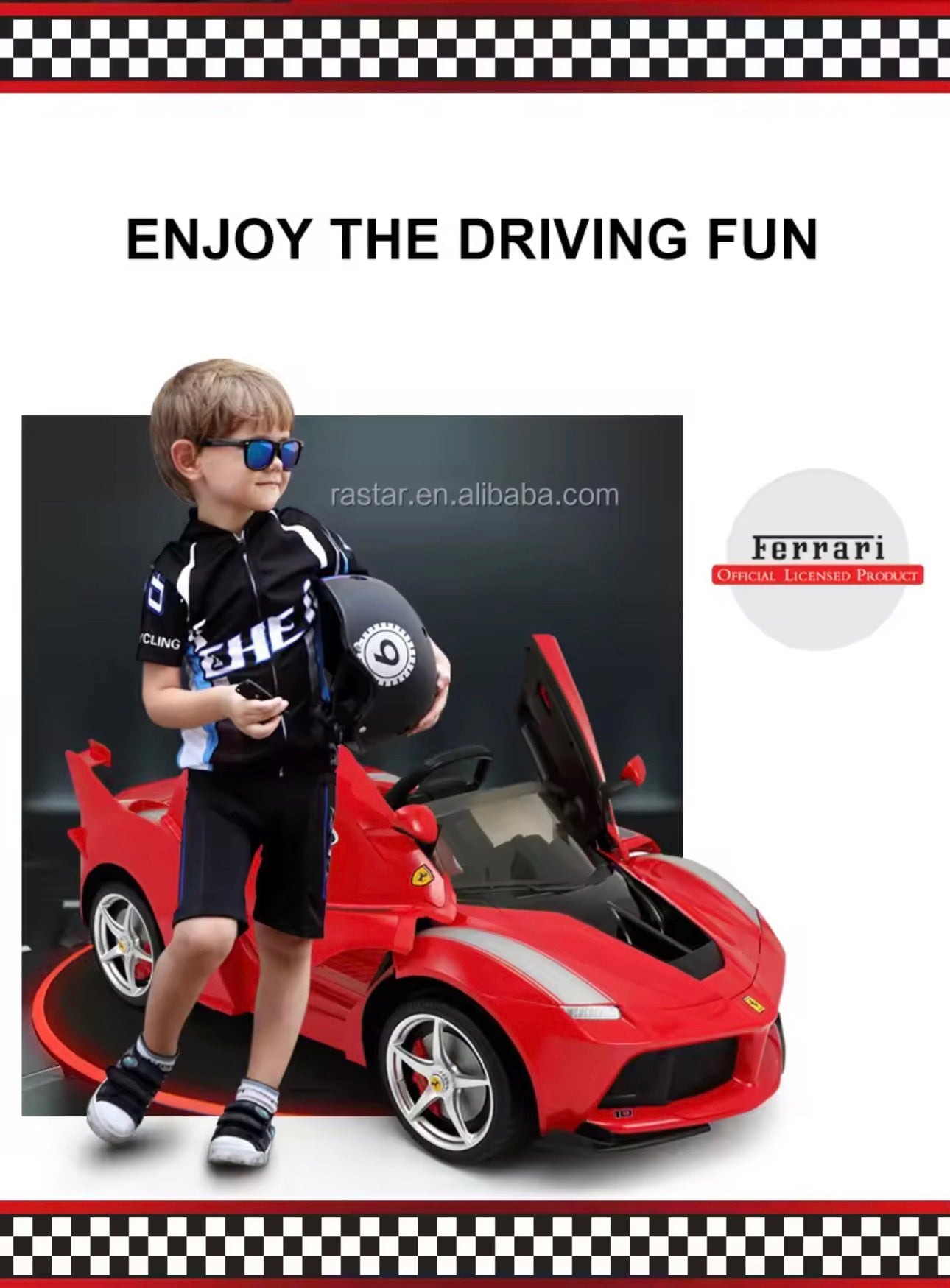 Ferrari 2.4G 12V Kids Ride On Toy Car Remote Control-PreOrder Sales!