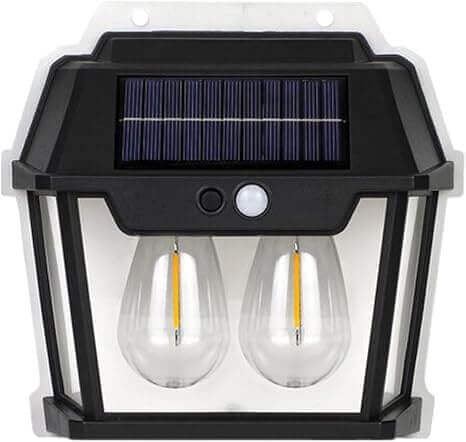 Solar Motion Sensor Wall Lamp – Dual Light, Waterproof & Energy-Saving