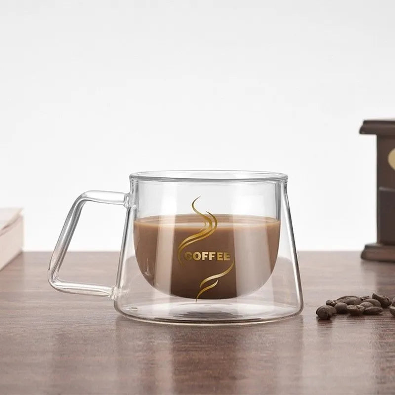 Double Wall Coffee Glass