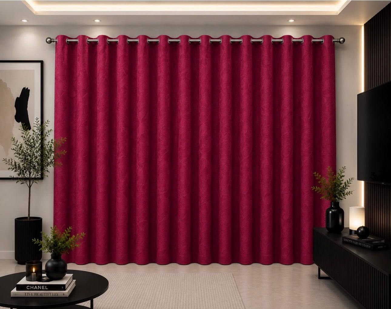 MHome Pure Blockout Curtains-Various Colours