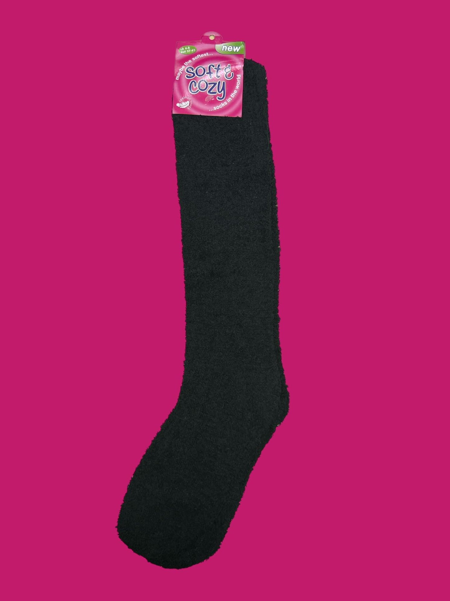 Knee High Soft Fuzzy Winter Socks – Ultra Cozy, Stretchable Thermal Socks