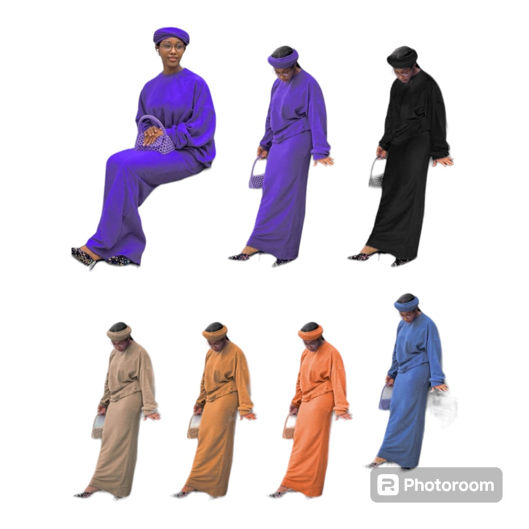 Sexy Loose Solid Color 3 Piece Set - Various Colours Megamall Online Store Sexy Loose Solid Color 3 Piece Set - Various Colours Megamall Online Store