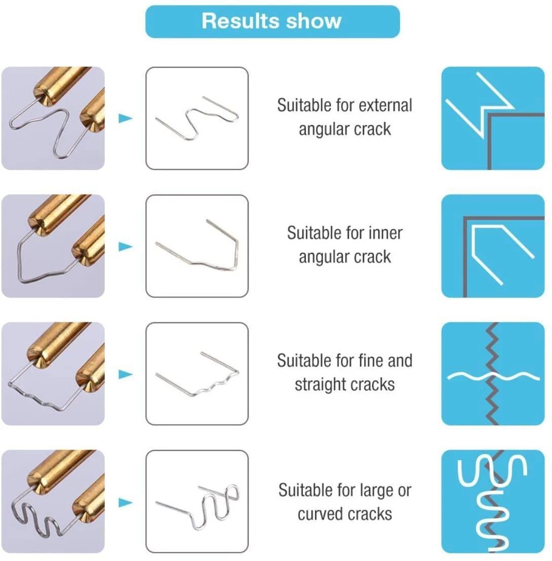 Hot Staples for Plastic Welding Gun - 2500 Pieces Per Box