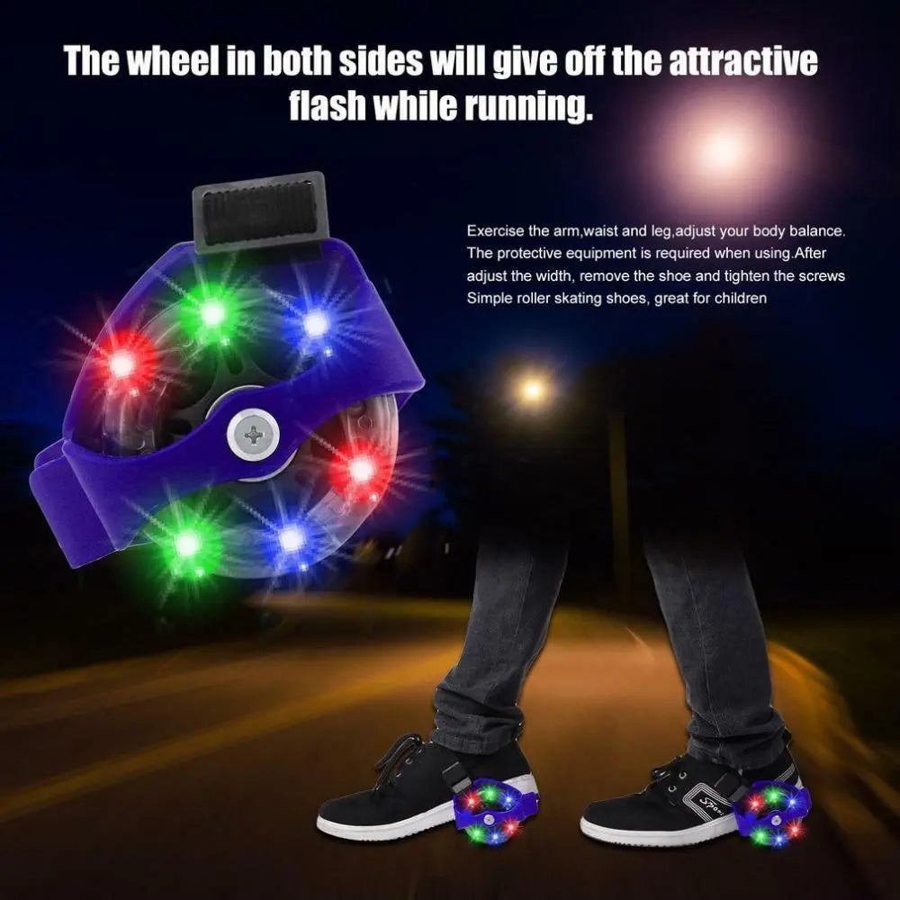 Heel Roller Skates with LEDp