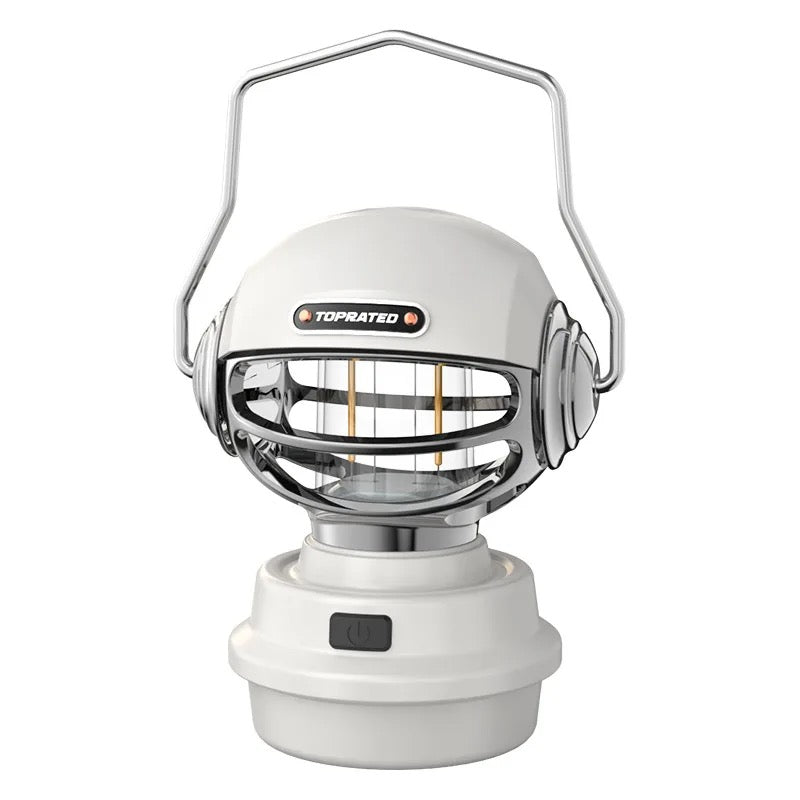 Retro Camping Lamp Rechargeable Hanging Tent Lights Portable Camping Lantern Waterproof Emergency Work Light for Outdoor