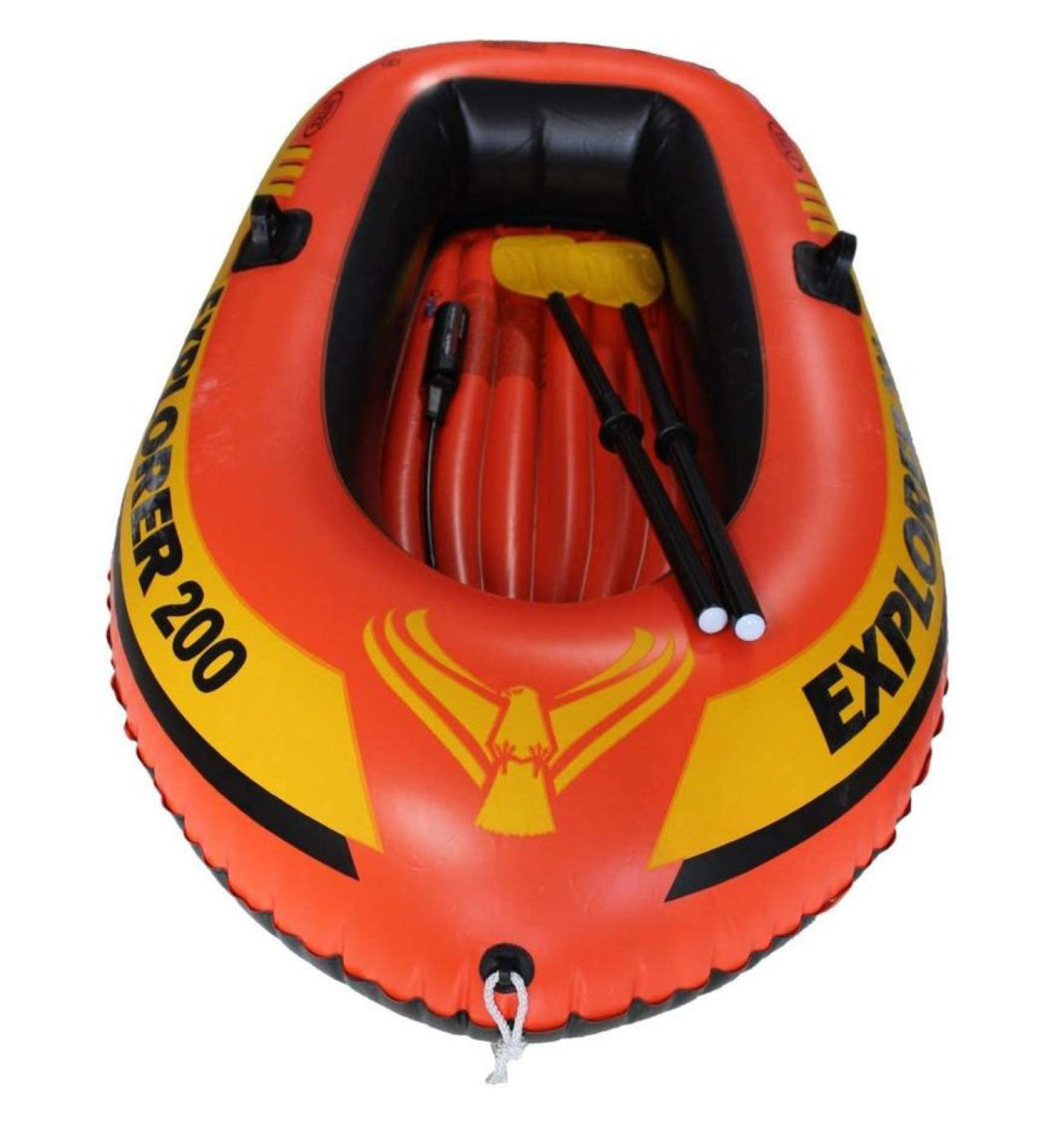 Explorer 200 Inflatable Boat with Oars and Hand Pump
