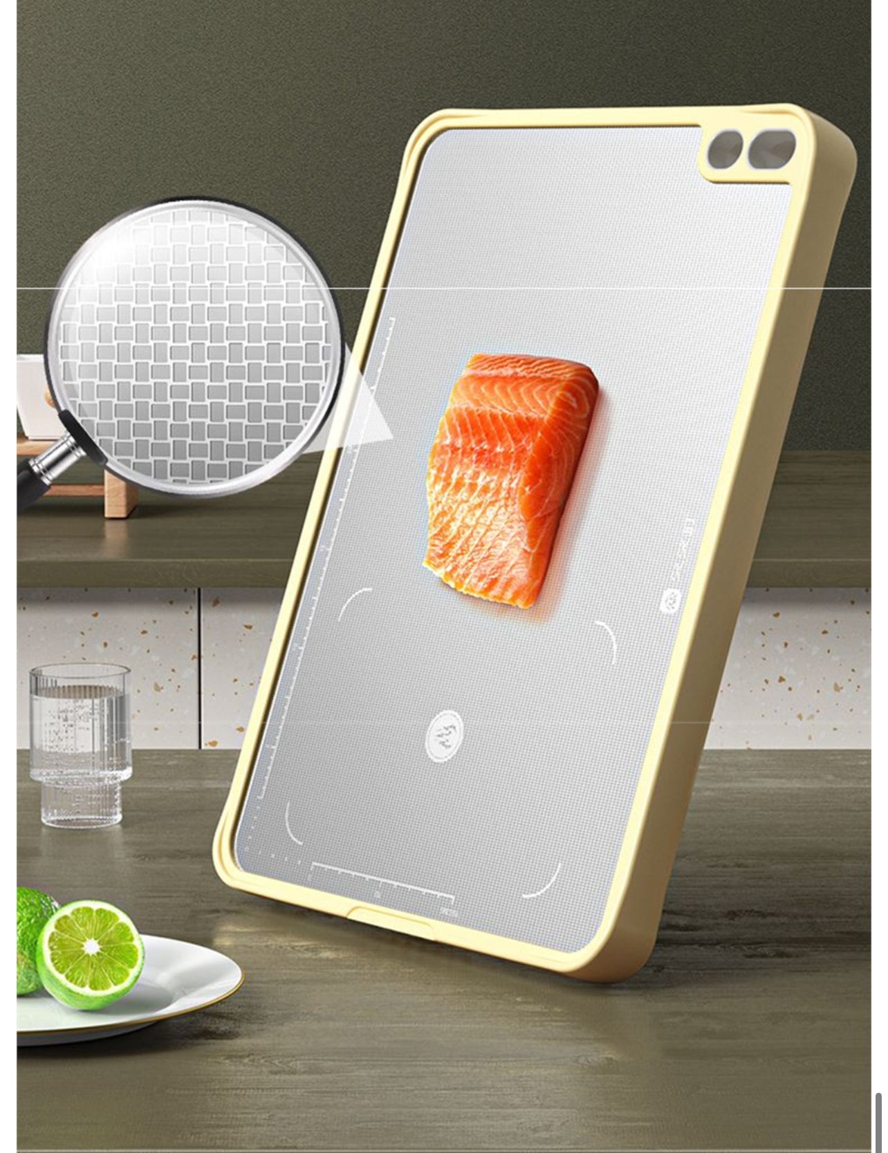 Thawing chopping board thawing chopping board thawing board thawing device double-sided chopping board cutting board antibacterial and mildew-proof chopping board 304 stainless steel