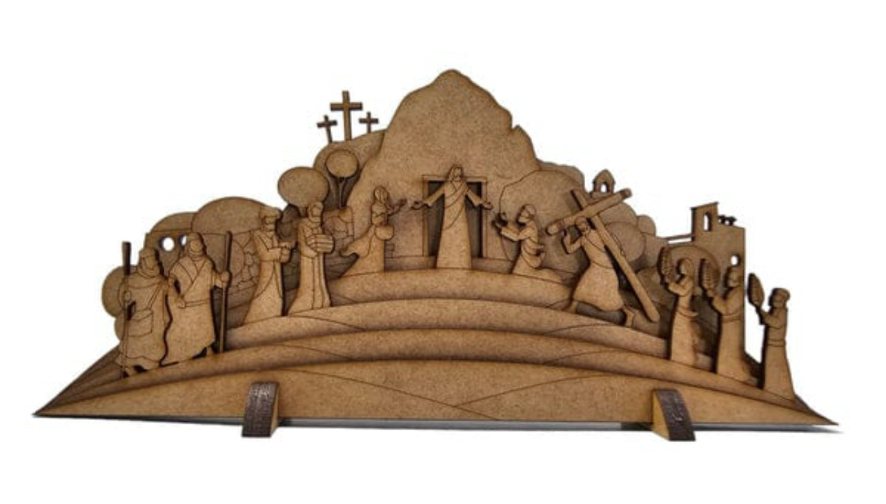 Christian Easter Story Nativity Scene Decoration: A Journey Through the Easter Period