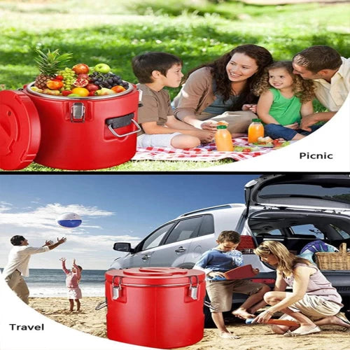 MHome Insulated Bucket/Food Warmer & Cooler 4pc Set - Various Colours