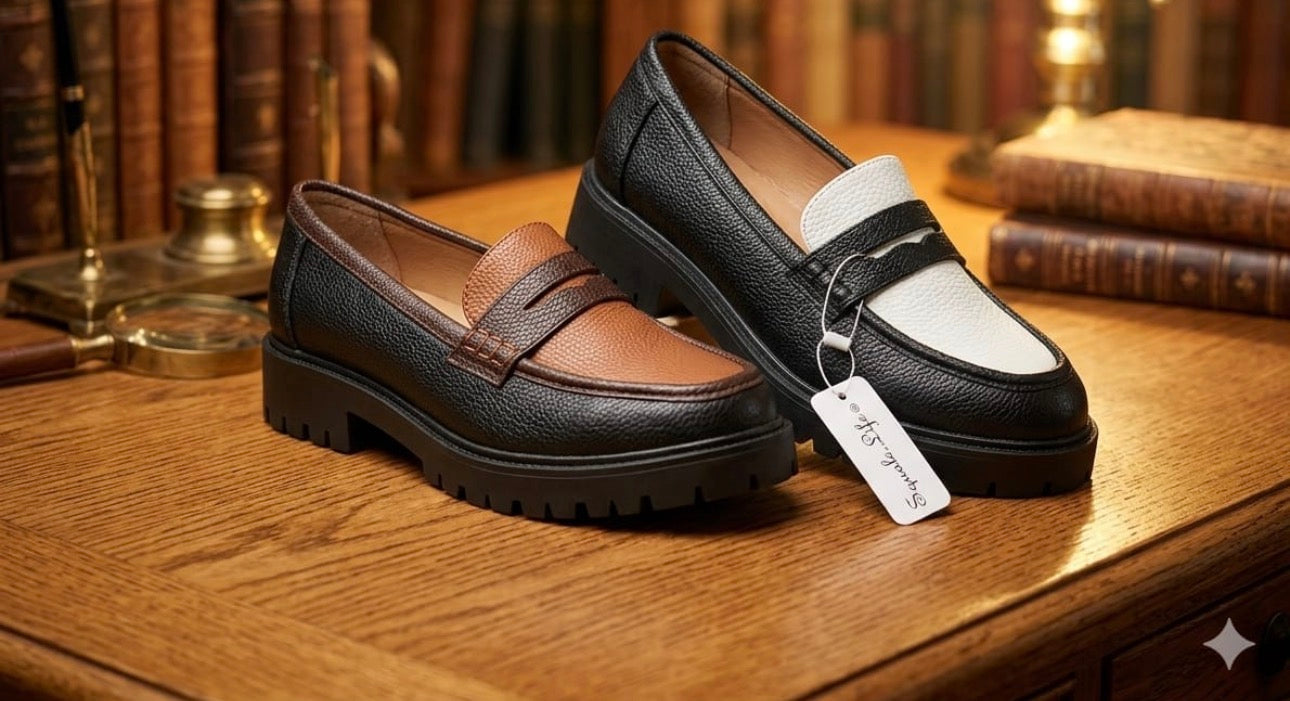 Men’s Chunky Two-Tone Loafers