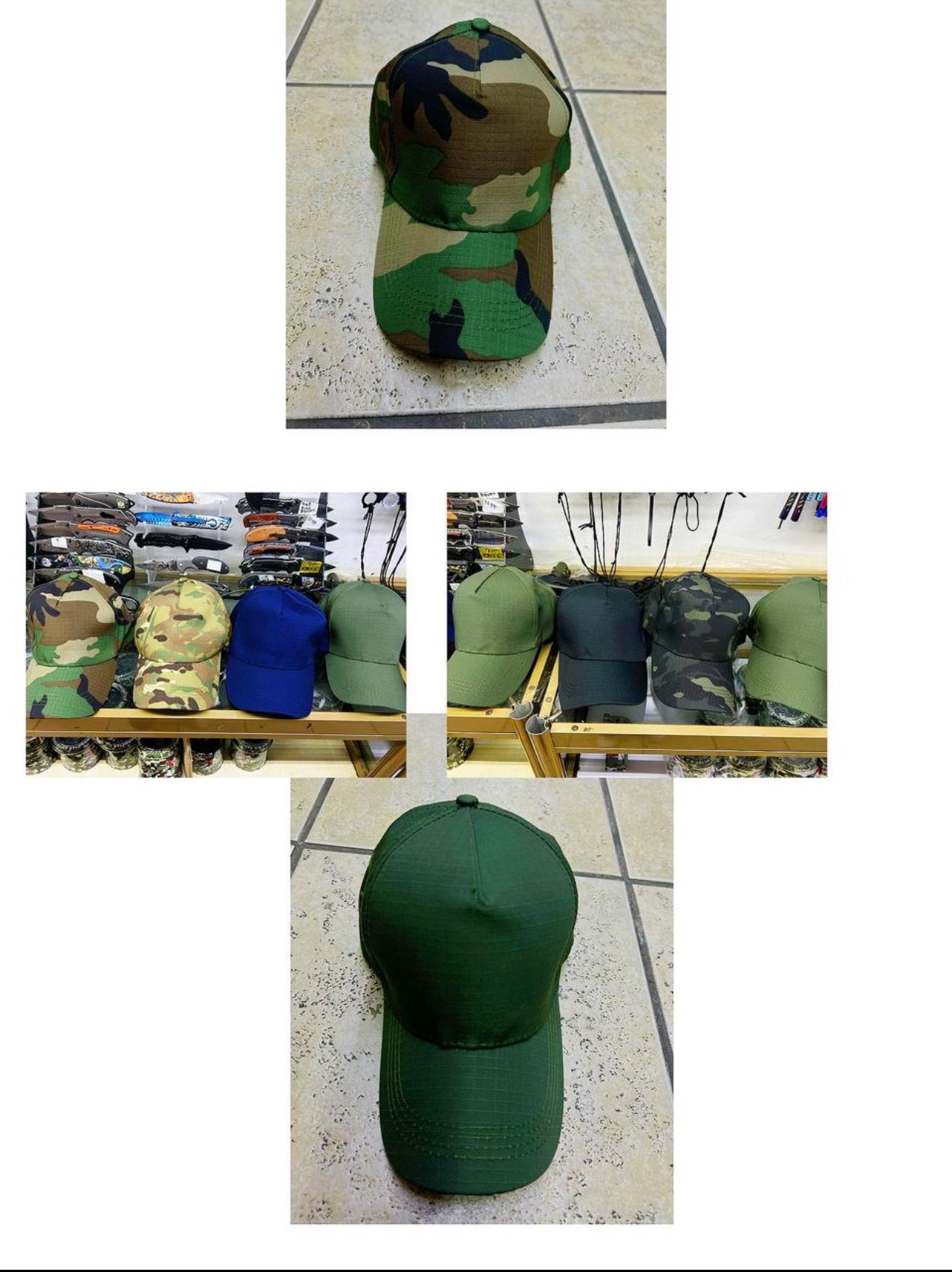 Cotton Baseball Caps Snapback Style With Mesh 5Panel - Various Colours