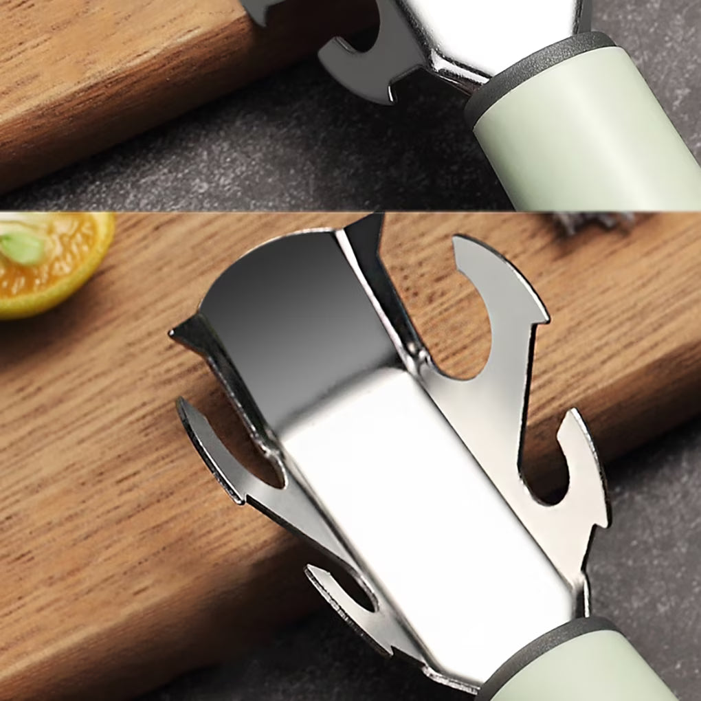 MHome Multi-Function Stainless Steel Bottle Opener & Jar Lid Tool