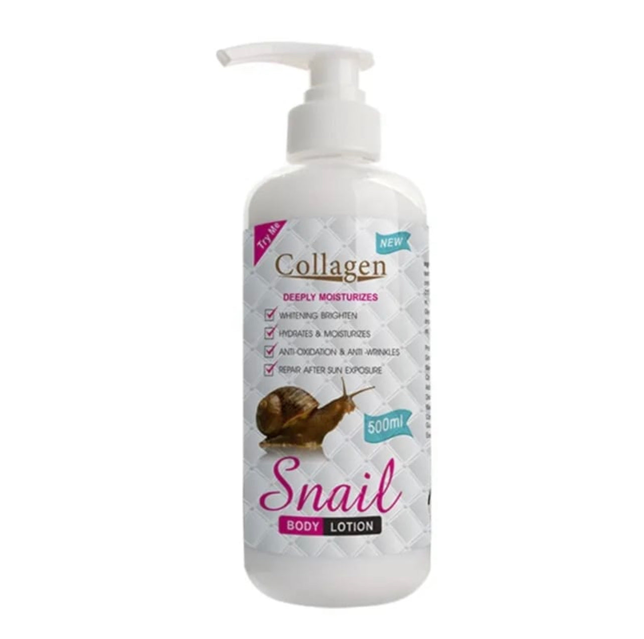 Anti Wrinkle Collagen Snail Skin Moisturizing Body Lotion 500ml