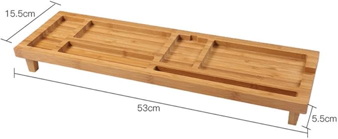 Small Objects Keyboard Commodity Shelf with 6 Compartments