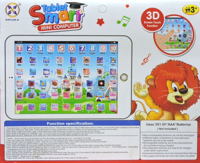 Musical Educational Smart Tablet Kids