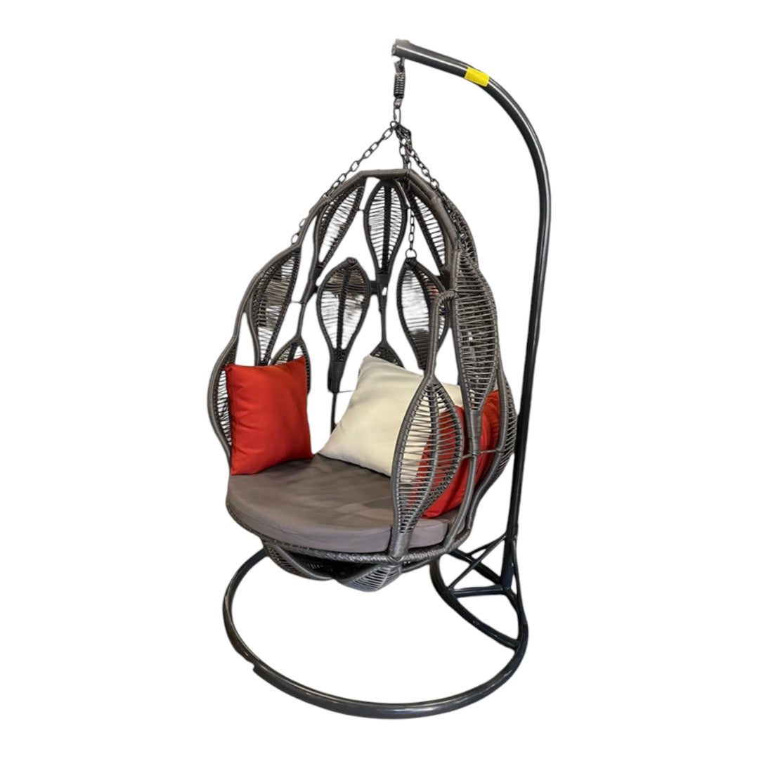 Outdoor Single Seater Bird's Nest Design Swinging Chair – Megamall