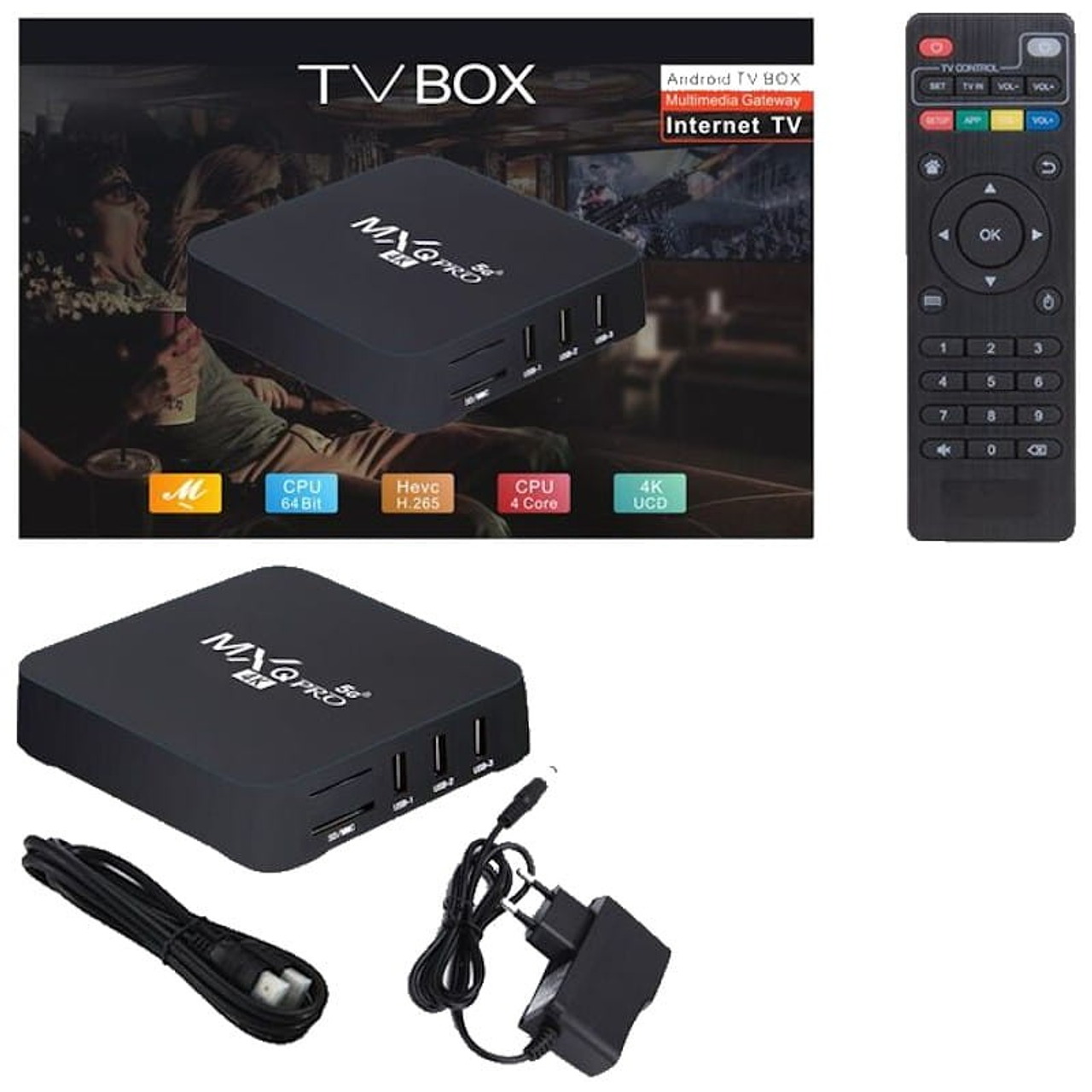 MXQ Pro 5G 4K 1G TV Box Android – Megamall Online Store