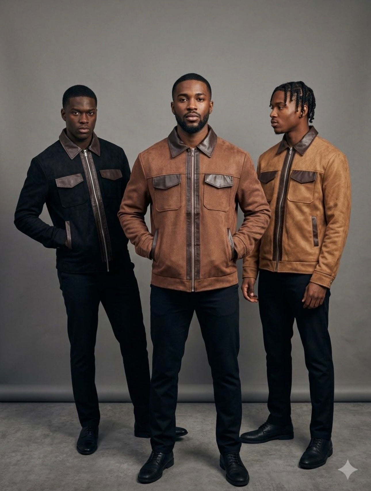 Men’s Suede/Leather Jackets-Various Colours