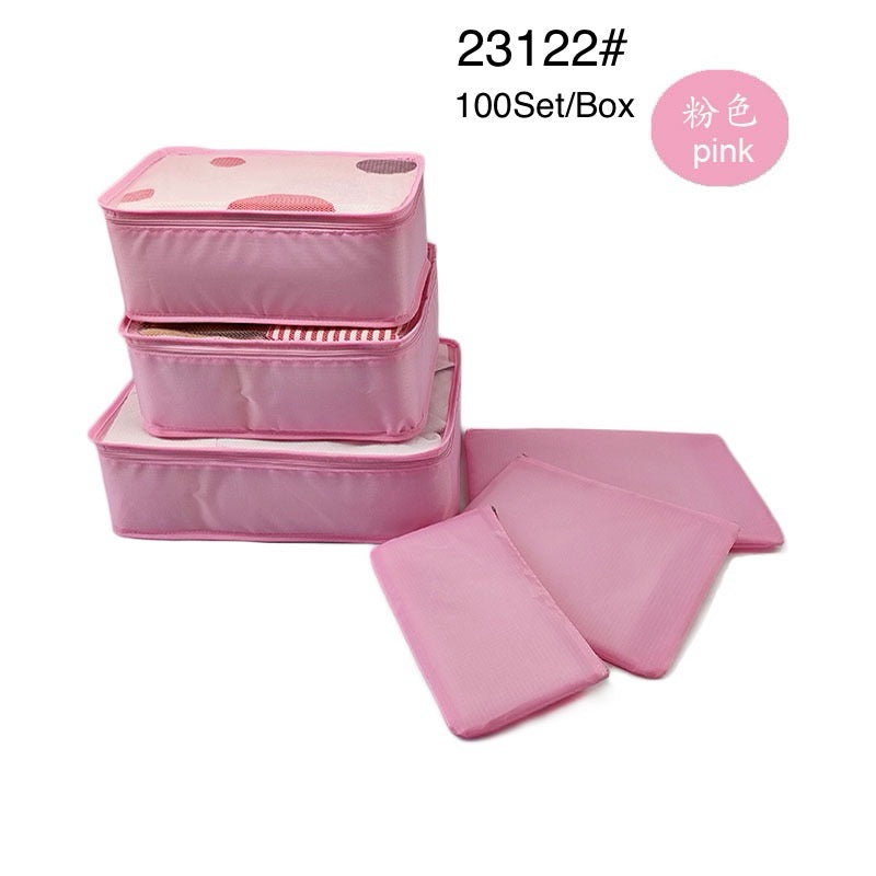 Six-Piece Luggage Organiser Pouch Set