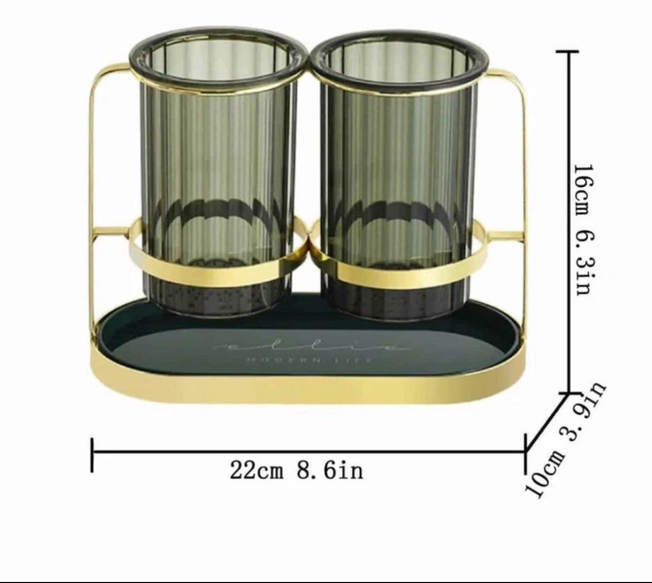 Light Luxury Chopstick/Cutlery Shelf Wall Hanging Household Chopstick Barrel Kitchen Family New Drainage Storage Box