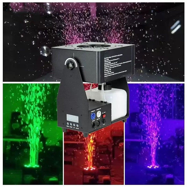 MTech Bubble Machine with RGB Stage Light-DMX Party