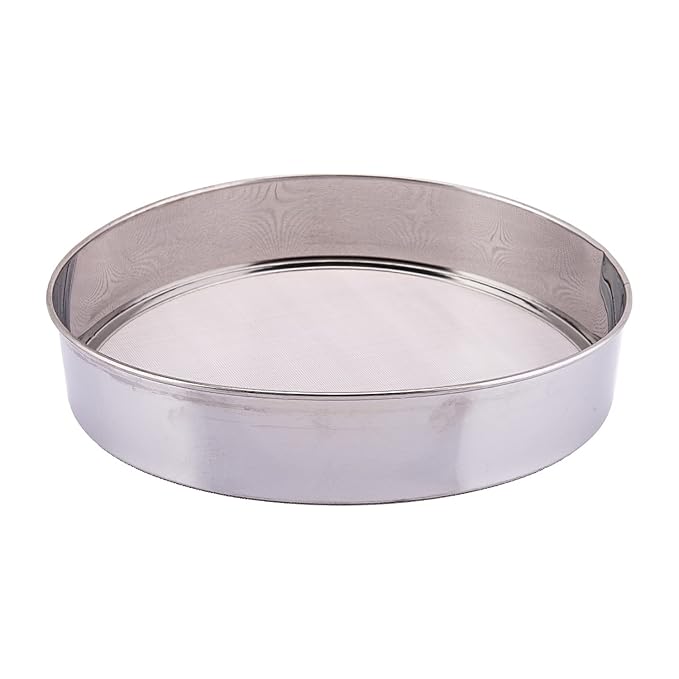 Stainless Steel Round Strainer 6 Pcs