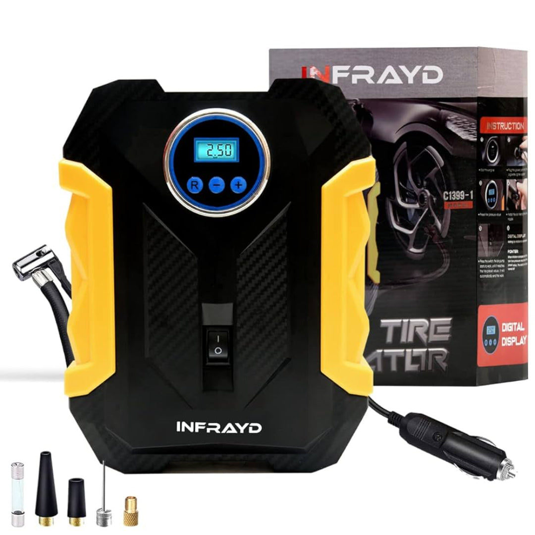 MTech Digital Tire Air Compressor Pump Portable Auto Inflator 150PSI