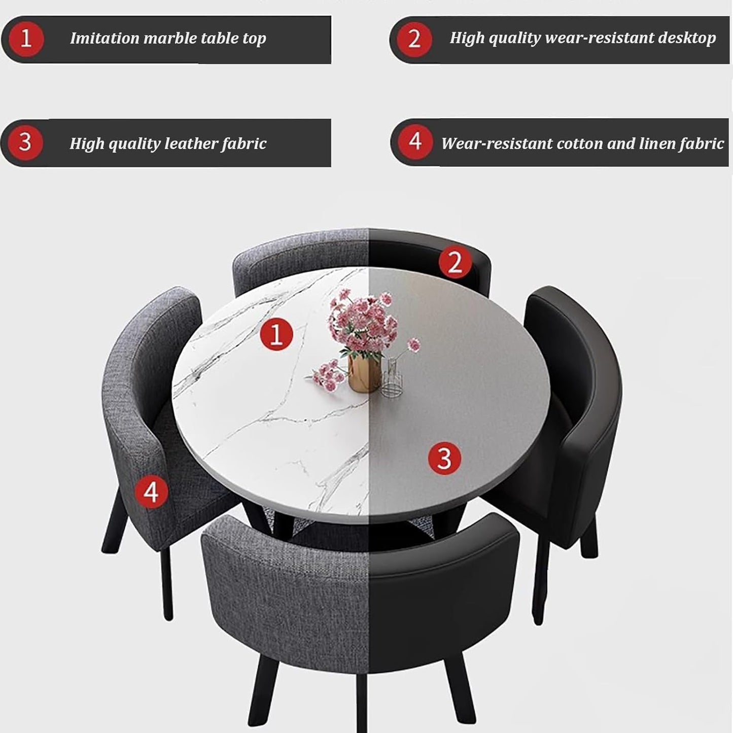Dining Table And Chairs β 5 Pieces