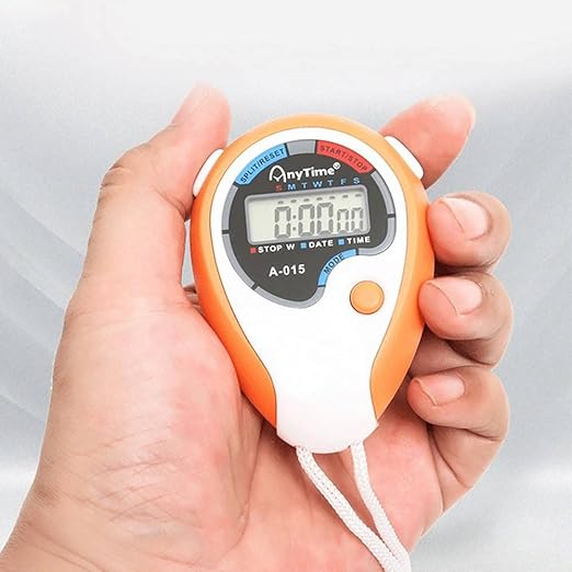 Digital Professional Handheld Electronic Stopwatch with String