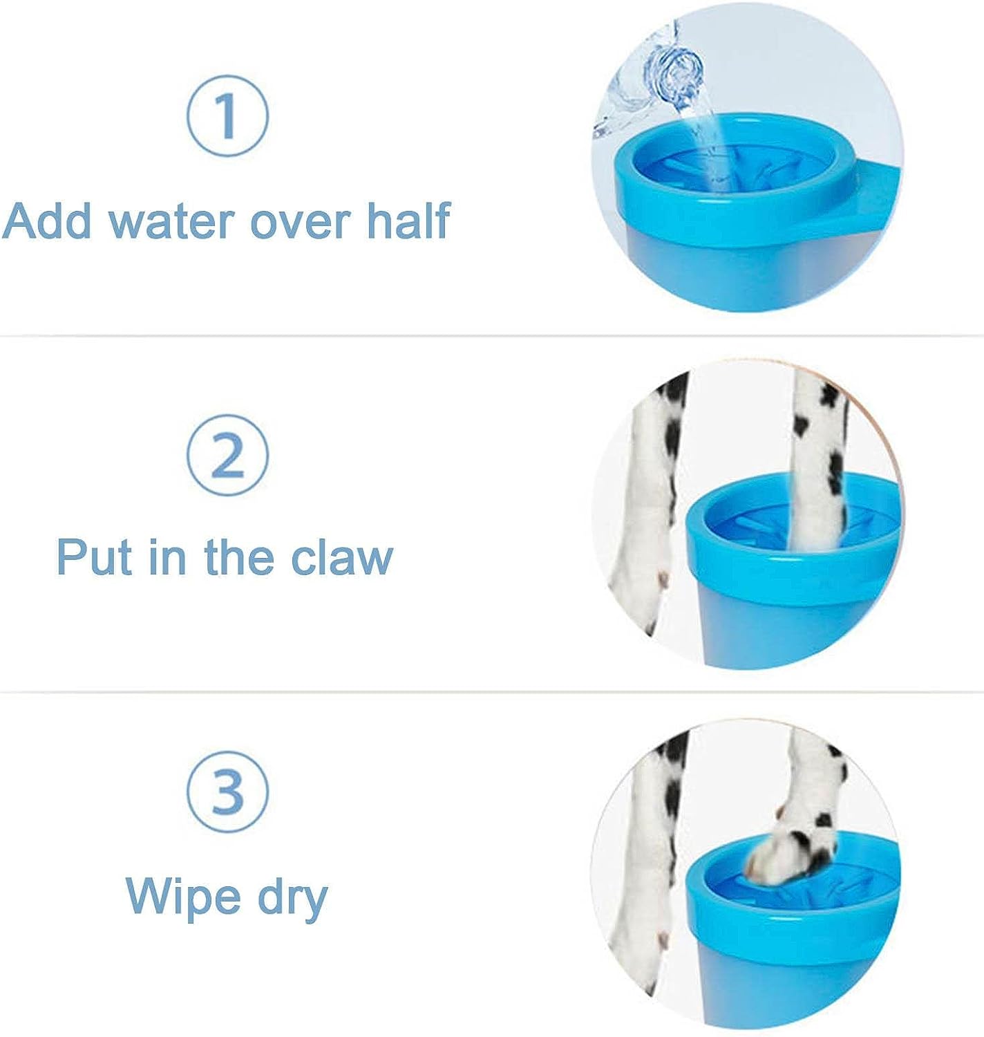 Silicone Pet Paw Cleaning Brush with Cup