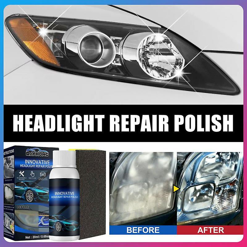 Rayhong Practical Car Repair Fluid Headlamp Repair Fluid Portable Anti-scratch 20ml Car Headlight